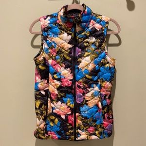Floral North Face Women’s Ski Vest